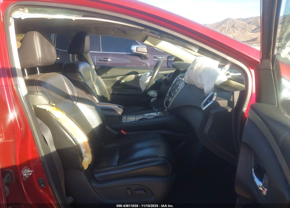 2015 NISSAN MURANO SL VIN: 5N1AZ2MGXFN240502