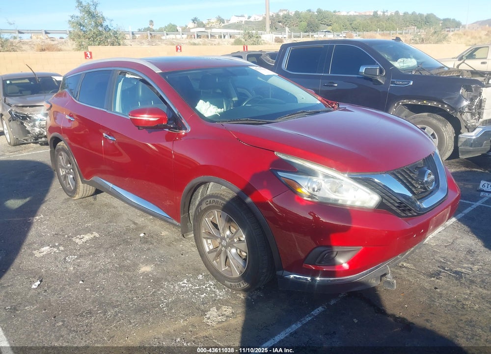 2015 NISSAN MURANO SL VIN: 5N1AZ2MGXFN240502