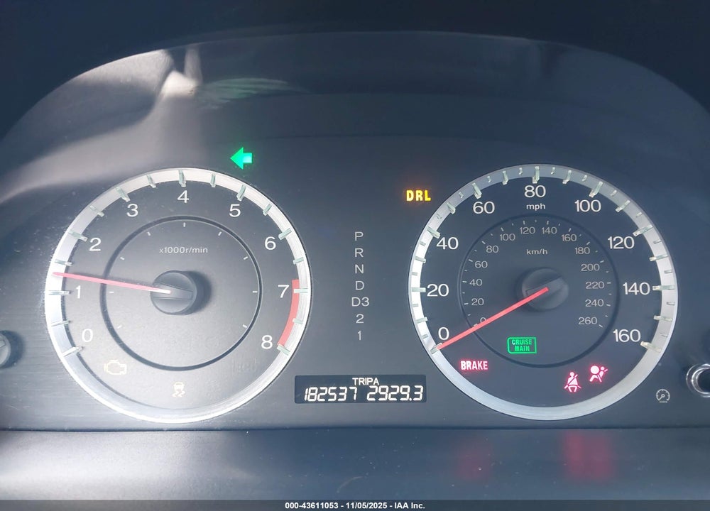 2012 HONDA ACCORD VIN: 1HGCP3F85CA022406
