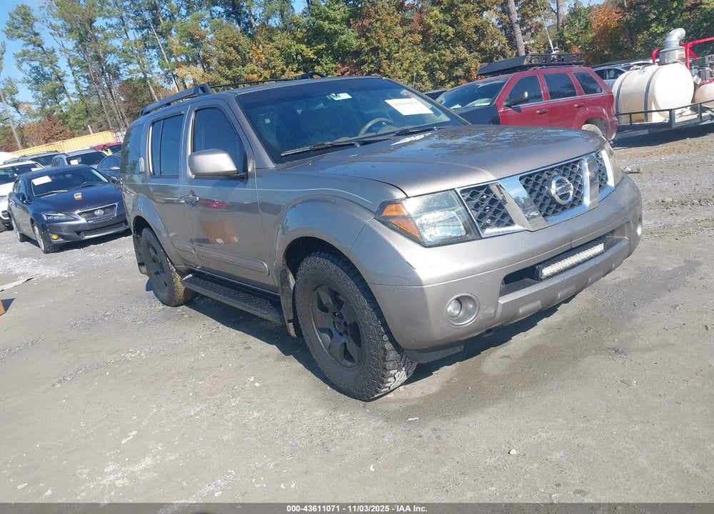 2006 NISSAN PATHFINDER SE VIN: 5N1AR18U86C644484