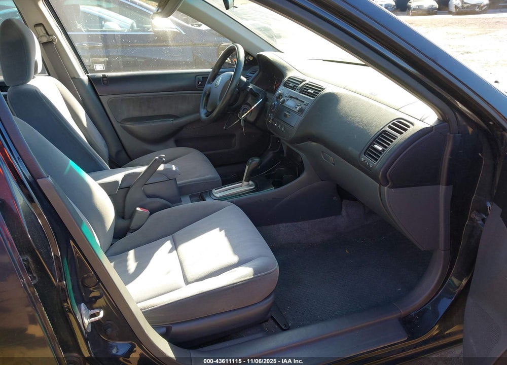 2003 HONDA CIVIC LX VIN: 1HGES165X3L020575