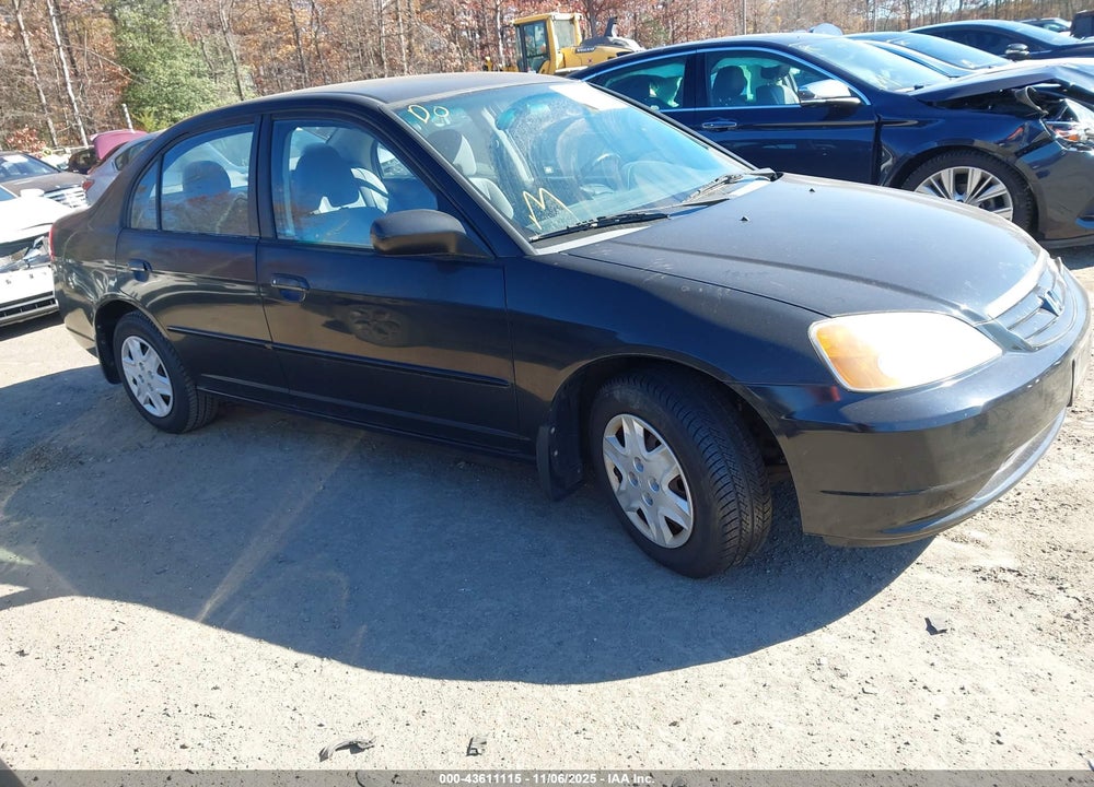 2003 HONDA CIVIC LX VIN: 1HGES165X3L020575