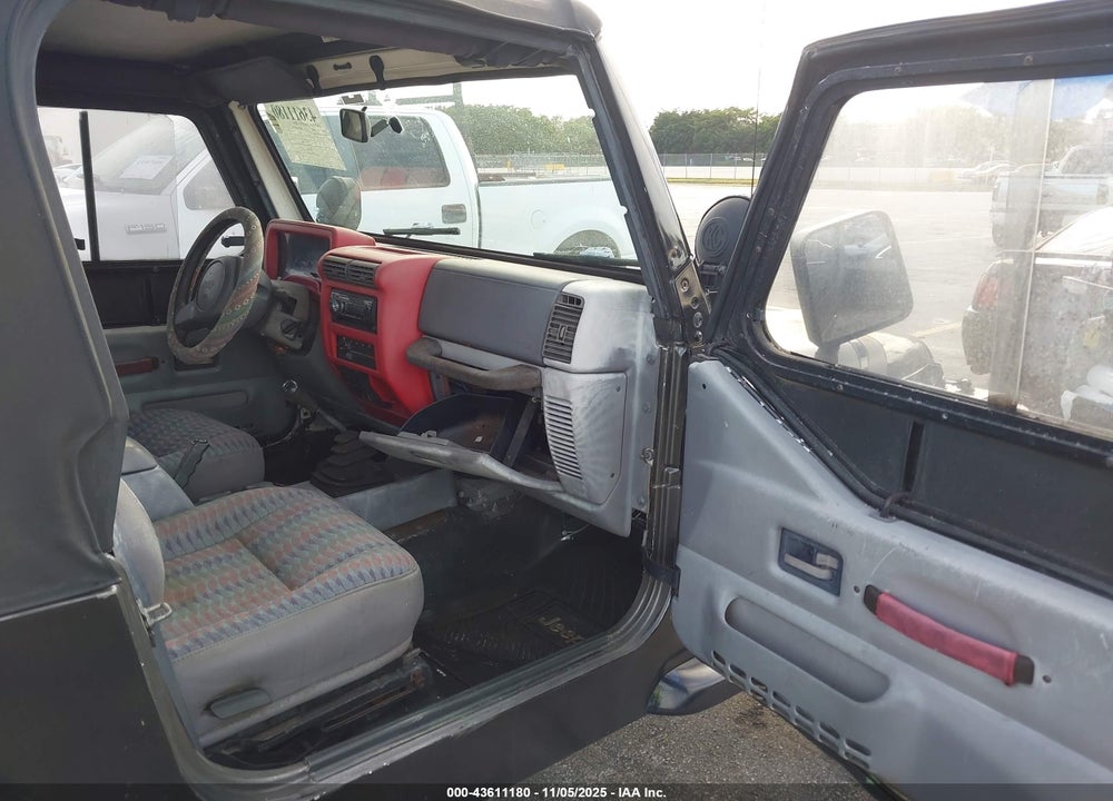 1997 JEEP WRANGLER SE VIN: 1J4FY29P4VP469163