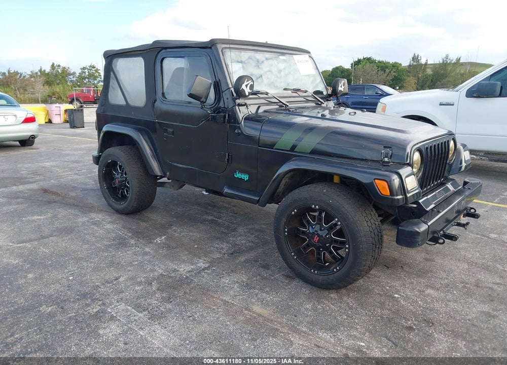 1997 JEEP WRANGLER SE VIN: 1J4FY29P4VP469163