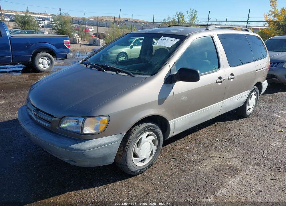 1999 TOYOTA SIENNA LE VIN: 4T3ZF13C5XU149740