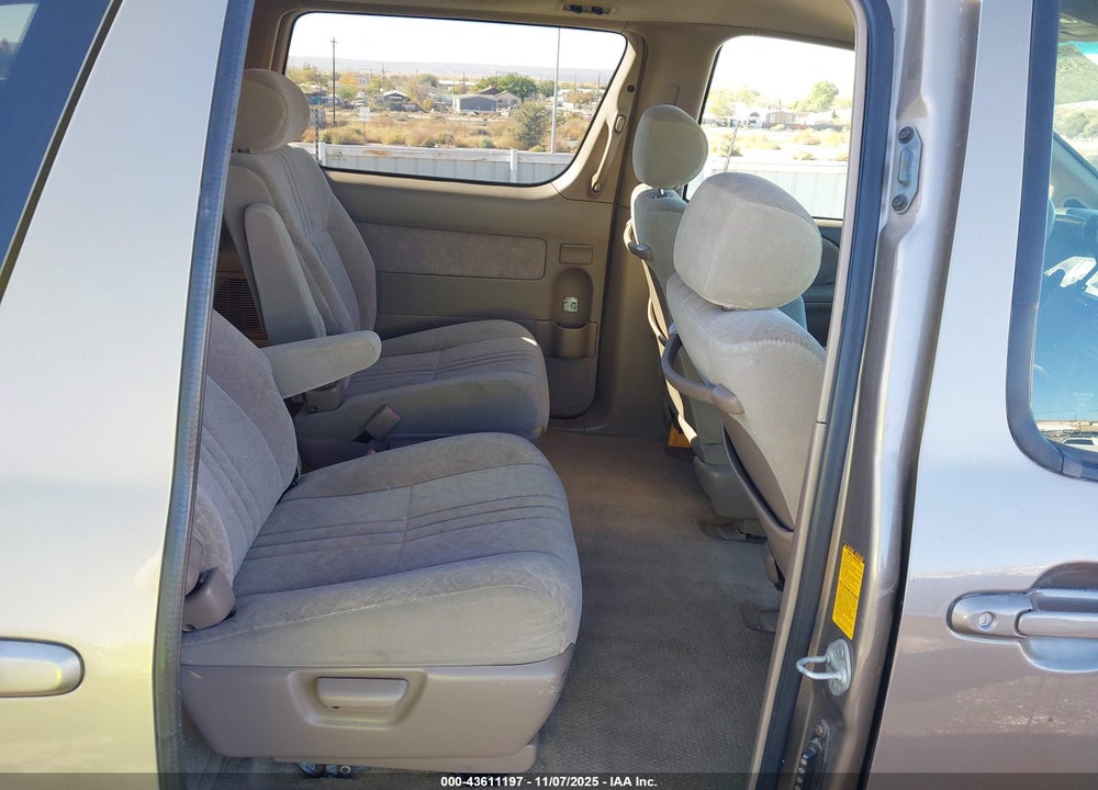 1999 TOYOTA SIENNA LE VIN: 4T3ZF13C5XU149740