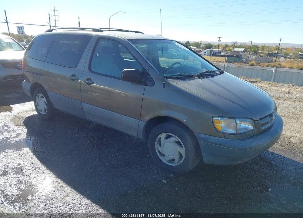 1999 TOYOTA SIENNA LE VIN: 4T3ZF13C5XU149740