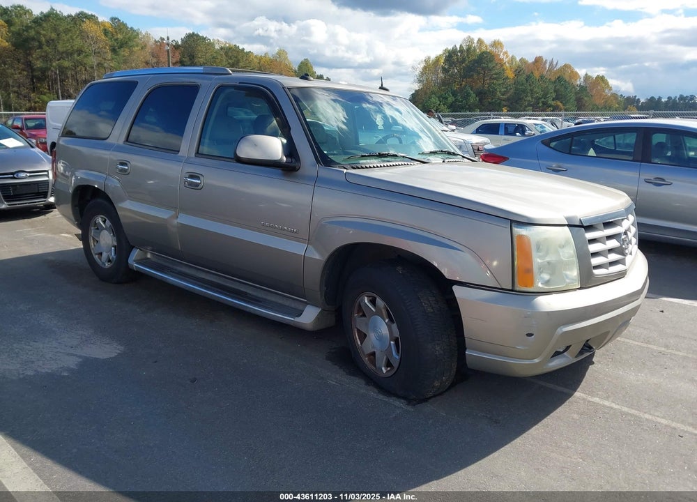 2003 CADILLAC ESCALADE STANDARD VIN: 1GYEC63T33R278259