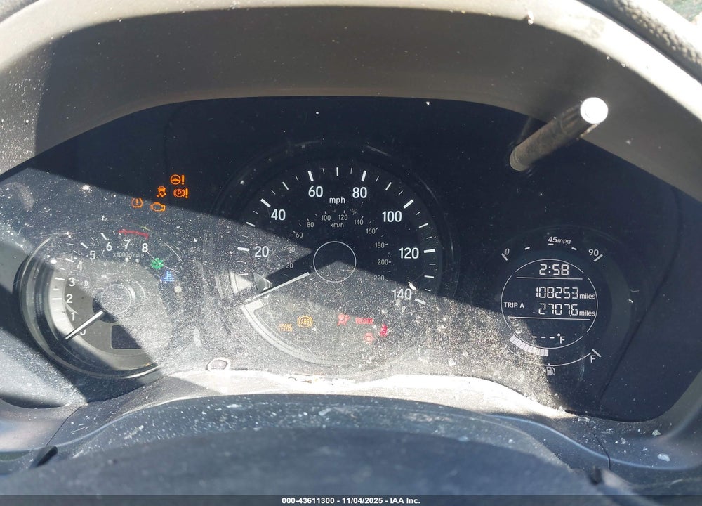 2016 HONDA HR-V EX VIN: 3CZRU5H50GM720196