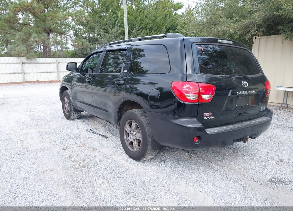 2008 TOYOTA SEQUOIA SR5 5.7L V8 VIN: 5TDZY64A58S008030