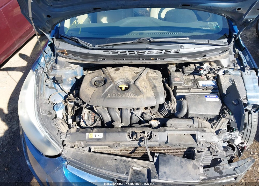 2016 HYUNDAI ELANTRA VIN: KMHDH4AE6GU599318
