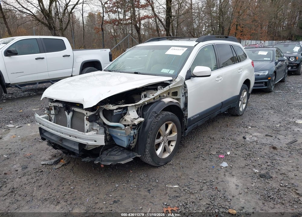 2013 SUBARU OUTBACK 2.5I PREMIUM VIN: 4S4BRBGC8D3301237