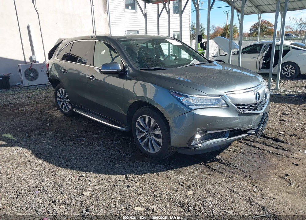 2014 ACURA MDX TECHNOLOGY PACKAGE VIN: 5FRYD4H43EB004962