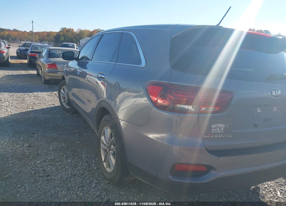 2019 KIA SORENTO 2.4L L VIN: 5XYPG4A33KG602852