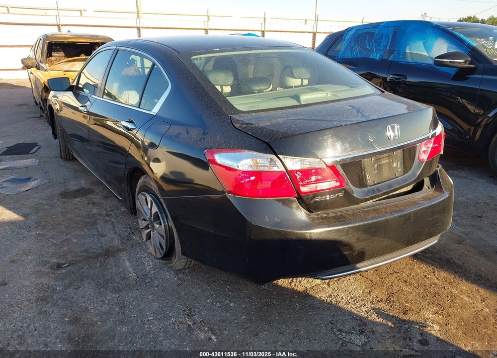 2013 HONDA ACCORD LX VIN: 1HGCR2F39DA266599