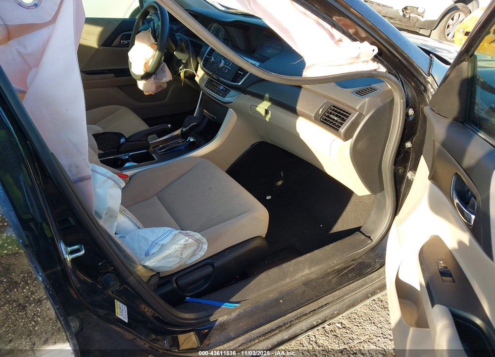 2013 HONDA ACCORD LX VIN: 1HGCR2F39DA266599