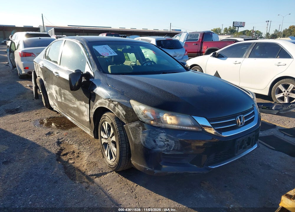 2013 HONDA ACCORD LX VIN: 1HGCR2F39DA266599