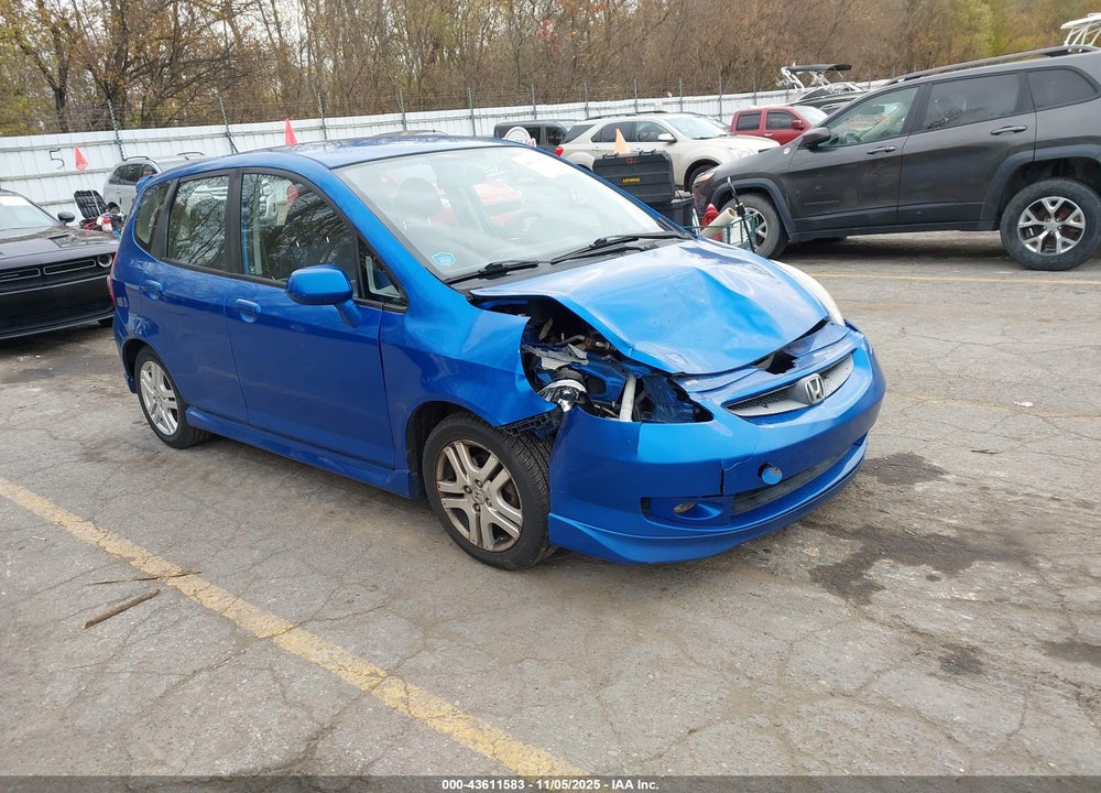 2008 HONDA FIT SPORT VIN: JHMGD38628S046067
