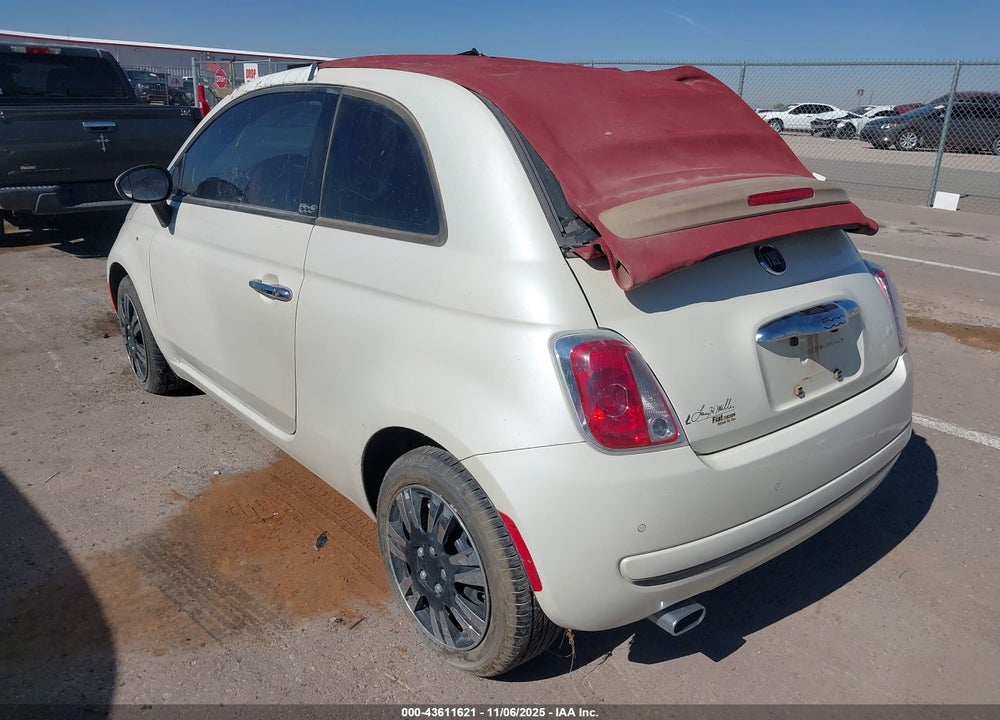 2013 FIAT 500C POP VIN: 3C3CFFDR7DT539705