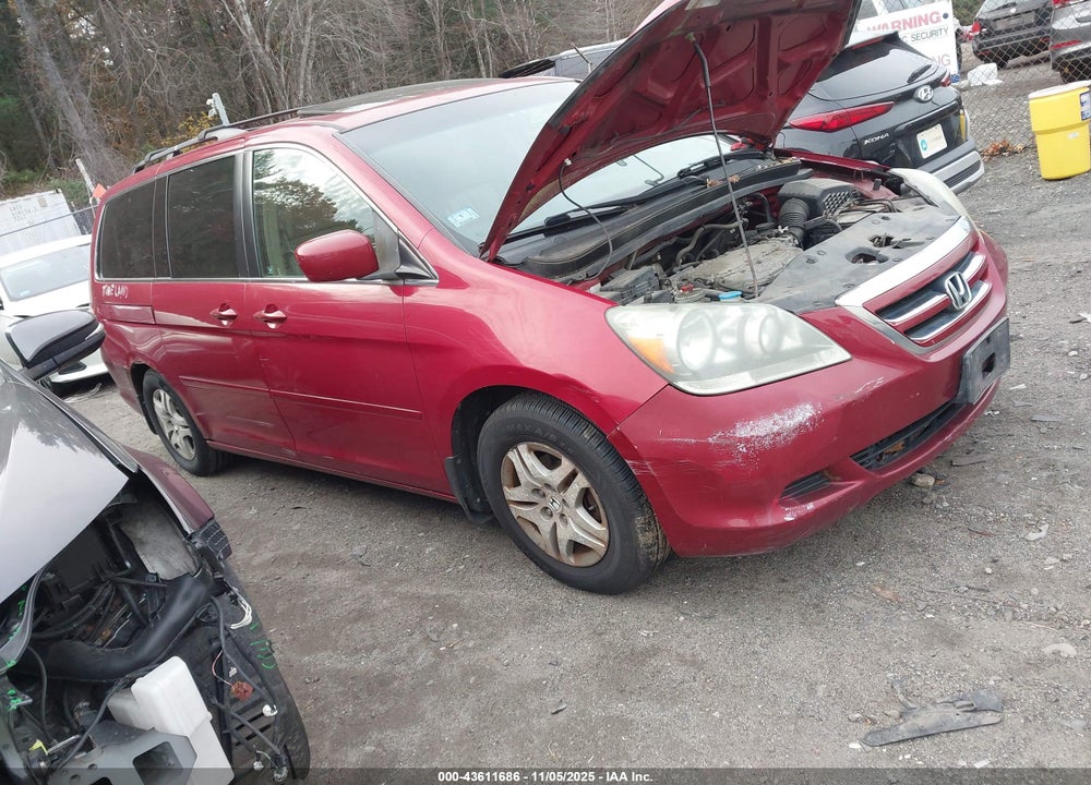 2006 HONDA ODYSSEY EX-L VIN: 5FNRL38626B419745