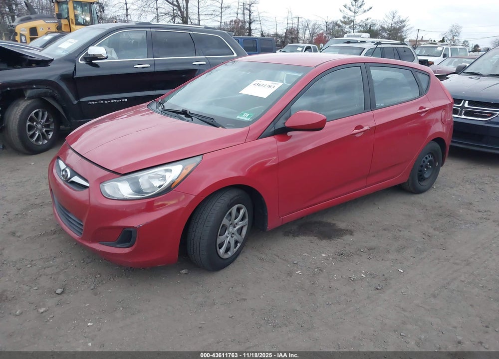 2012 HYUNDAI ACCENT GS VIN: KMHCT5AE1CU043878