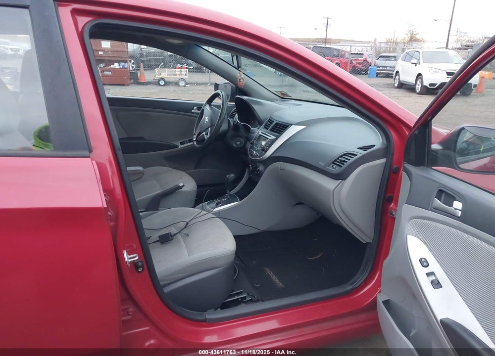 2012 HYUNDAI ACCENT GS VIN: KMHCT5AE1CU043878