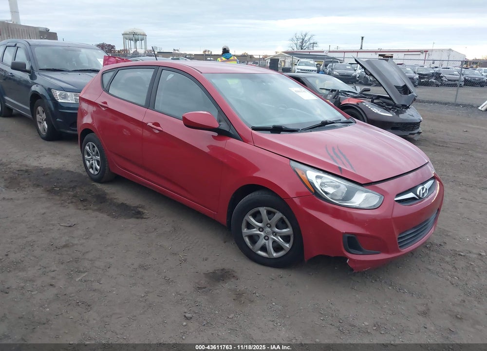 2012 HYUNDAI ACCENT GS VIN: KMHCT5AE1CU043878