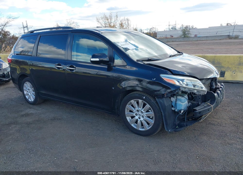 2015 TOYOTA SIENNA LIMITED PREMIUM 7 PASSENGER VIN: 5TDDK3DC7FS120708