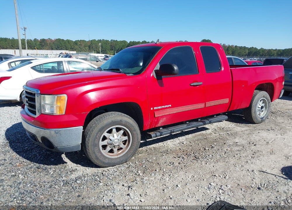 2009 GMC SIERRA 1500 SLE VIN: 1GTEC29C29Z277926