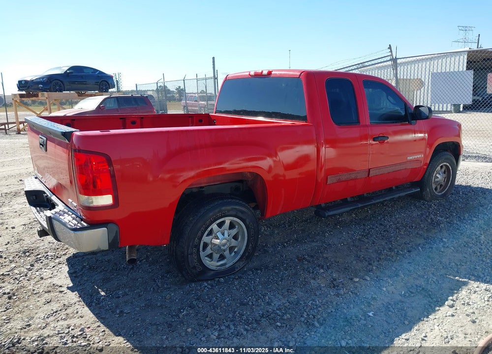 2009 GMC SIERRA 1500 SLE VIN: 1GTEC29C29Z277926