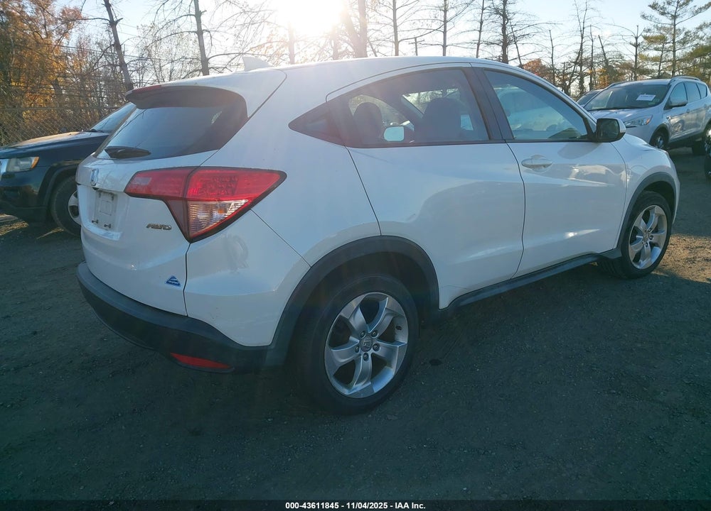 2016 HONDA HR-V LX VIN: 3CZRU6H39GM745103