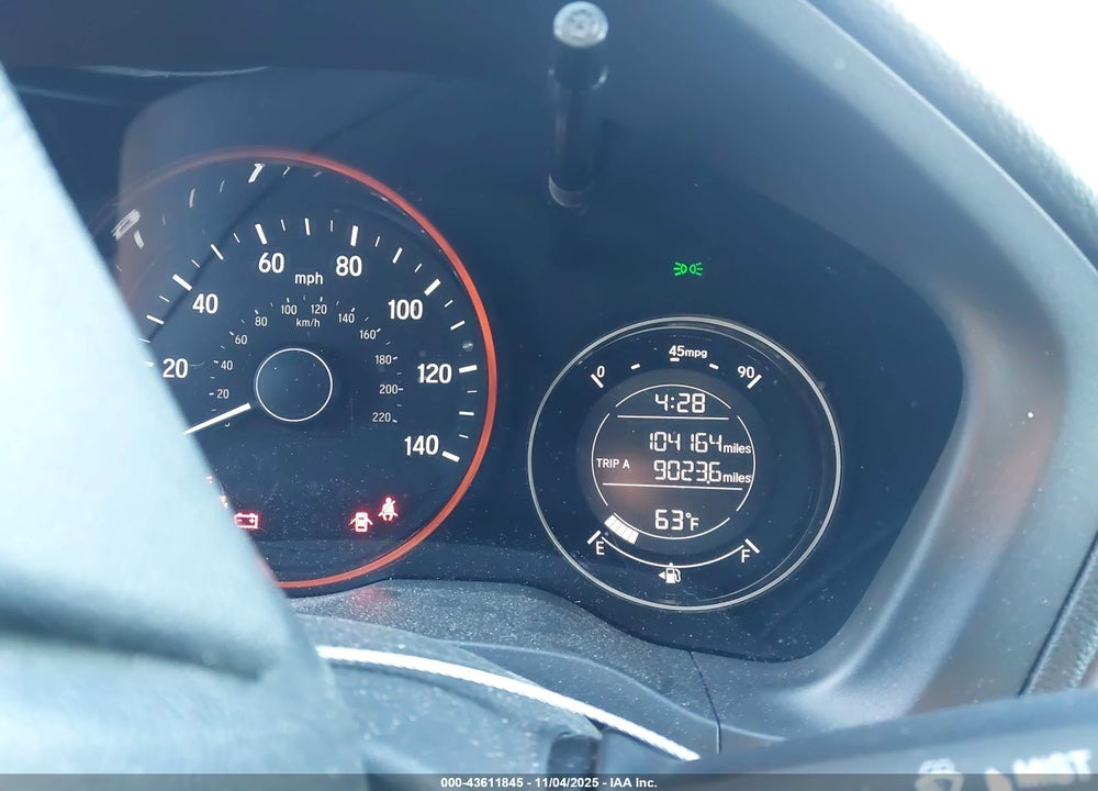 2016 HONDA HR-V LX VIN: 3CZRU6H39GM745103