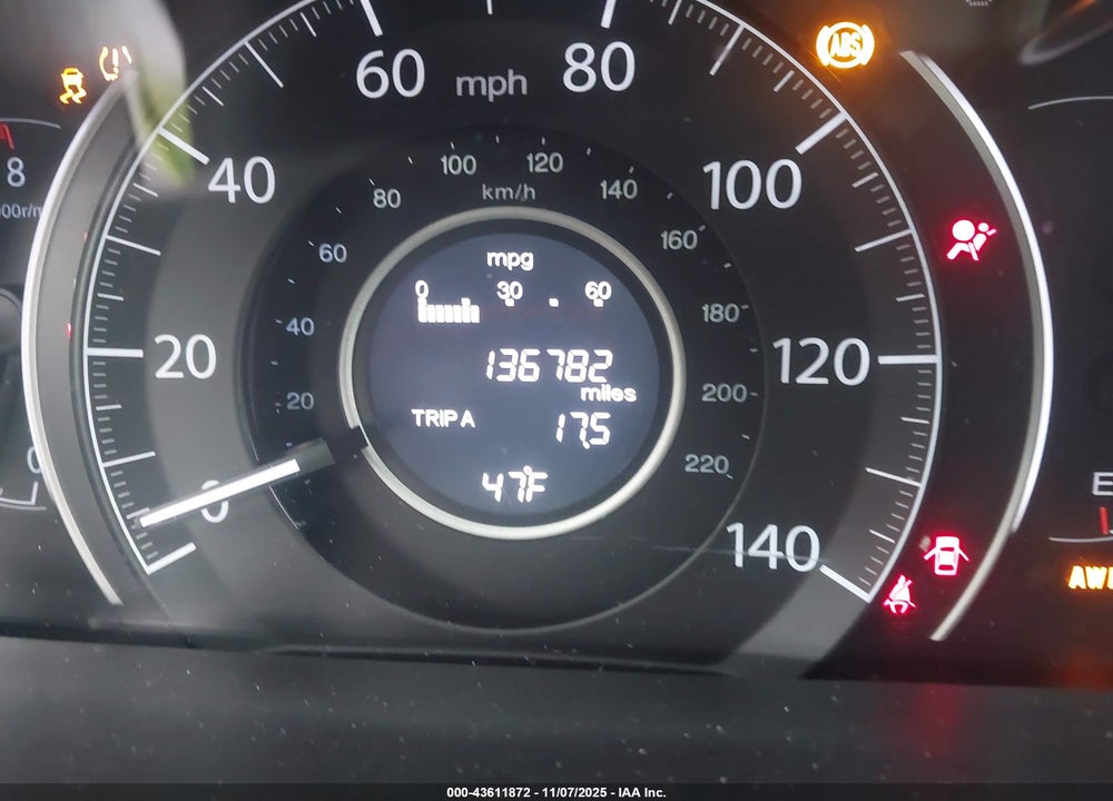 2012 HONDA CR-V LX VIN: 2HKRM4H3XCH604681