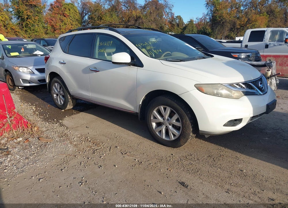 2011 NISSAN MURANO SV VIN: JN8AZ1MW5BW156795