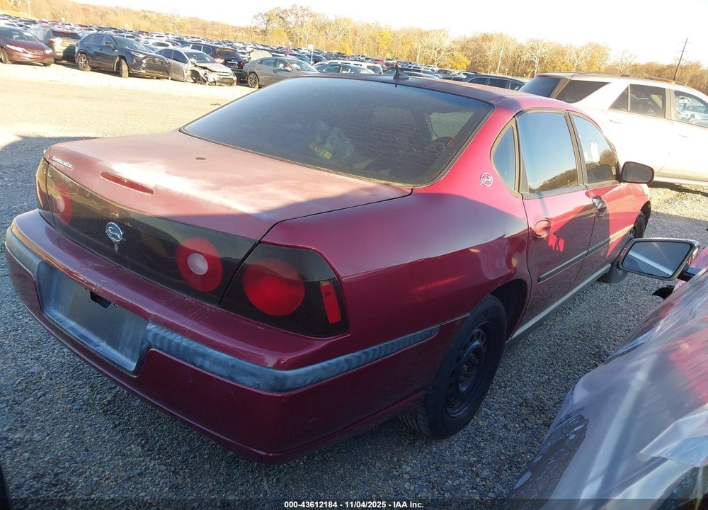 2005 CHEVROLET IMPALA VIN: 2G1WF52E559208458