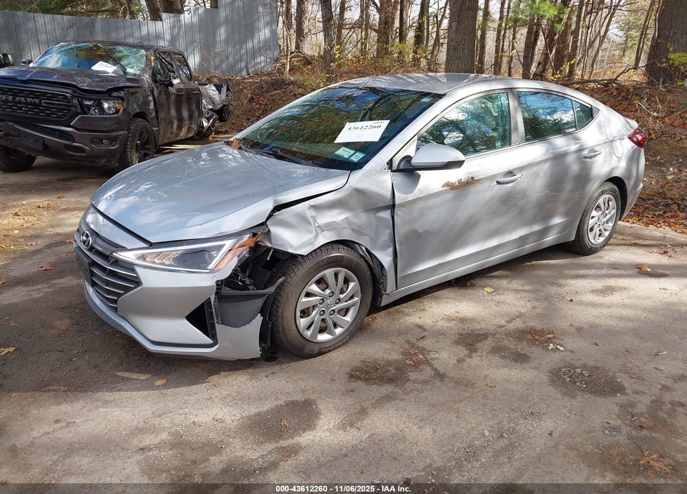 2020 HYUNDAI ELANTRA VIN: KMHD74LF5LU987613