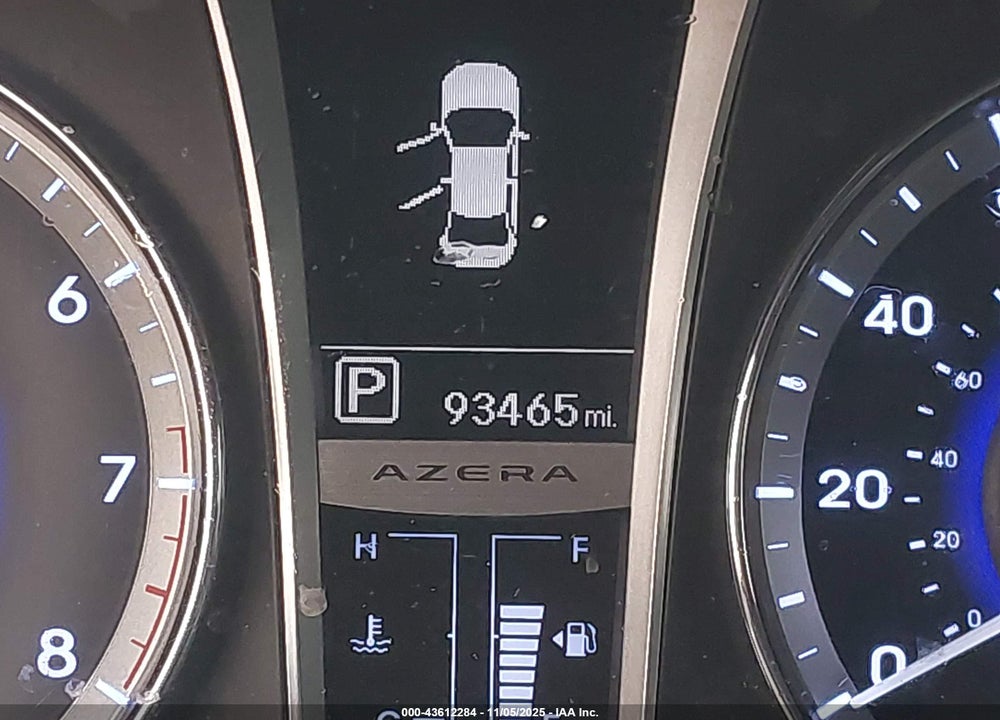 2014 HYUNDAI AZERA VIN: KMHFG4JG6EA339268