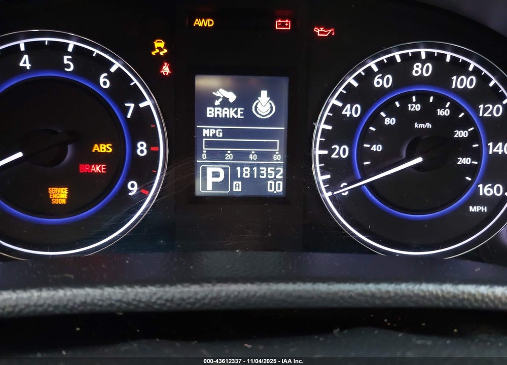 2012 INFINITI G37 VIN: JN1CV6EL7CM472880