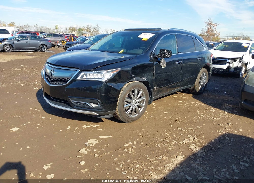 2014 ACURA MDX ADVANCE PKG W/ENTERTAINMENT PKG VIN: 5FRYD4H86EB027249