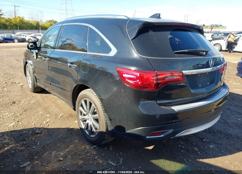 2014 ACURA MDX ADVANCE PKG W/ENTERTAINMENT PKG VIN: 5FRYD4H86EB027249