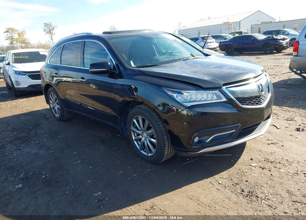 2014 ACURA MDX ADVANCE PKG W/ENTERTAINMENT PKG VIN: 5FRYD4H86EB027249