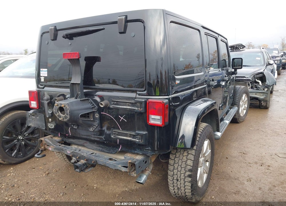 2013 JEEP WRANGLER UNLIMITED VIN: 1C4BJWEG7DL627832