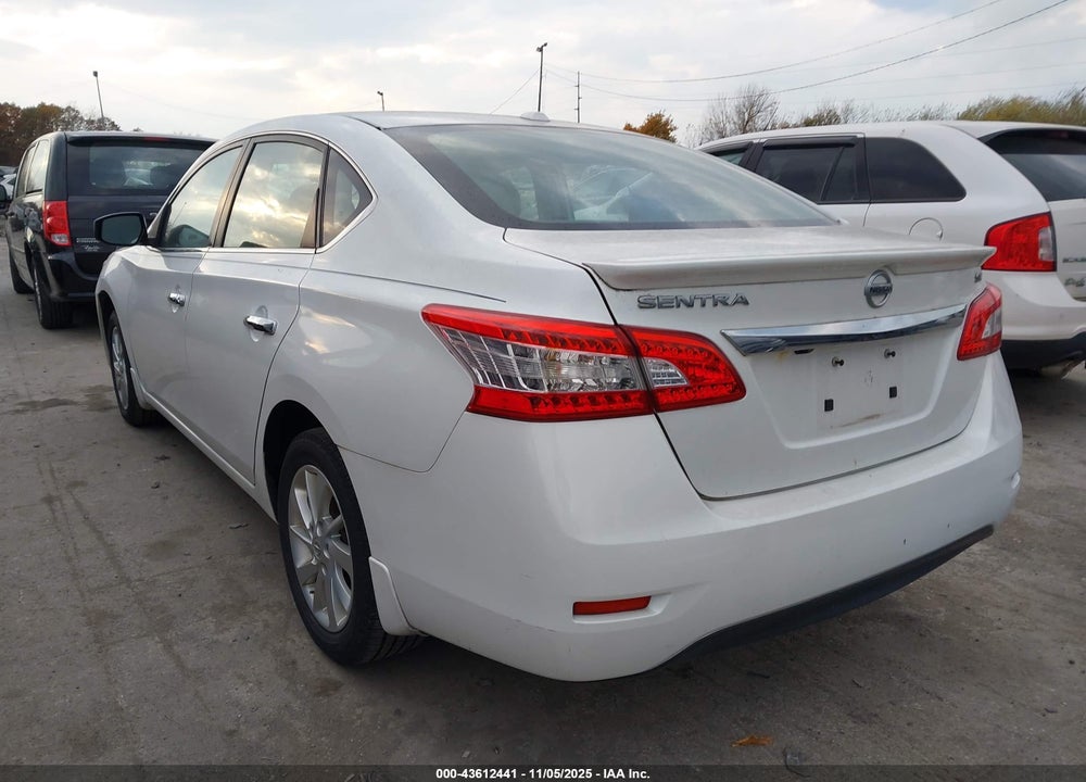 2015 NISSAN SENTRA SV VIN: 3N1AB7AP1FY284789