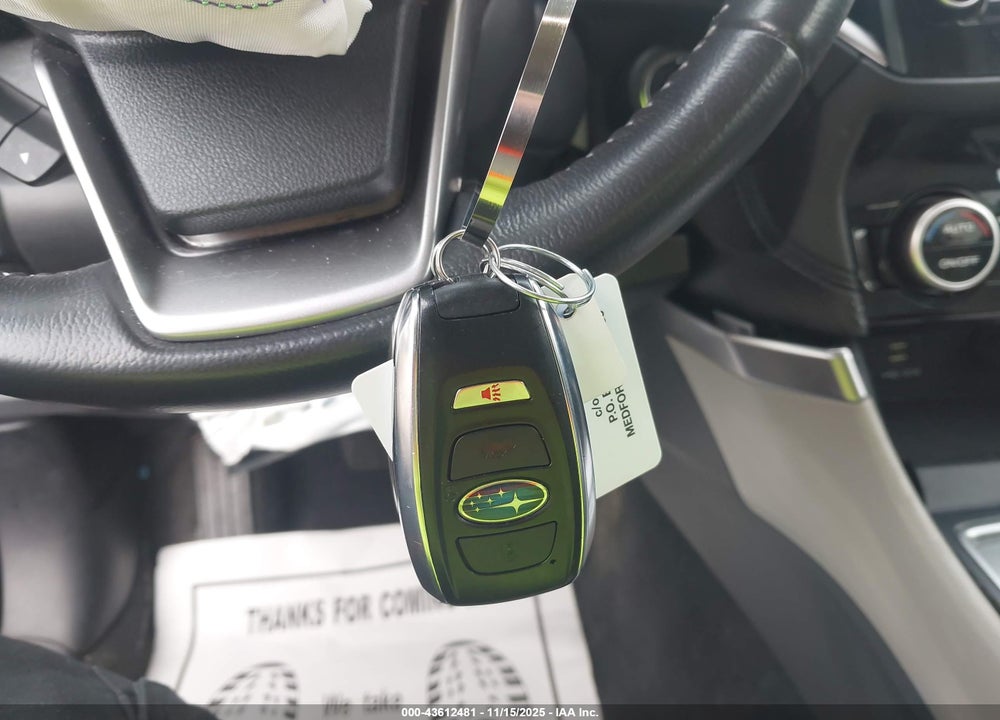 2019 SUBARU FORESTER PREMIUM VIN: JF2SKAGC8KH492971