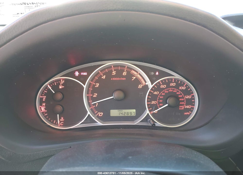 2011 SUBARU IMPREZA WRX PREMIUM VIN: JF1GV7F62BG525081