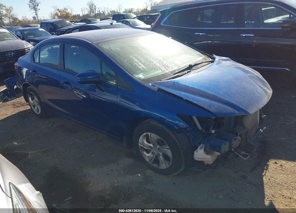 2015 HONDA CIVIC LX VIN: 19XFB2F55FE067907