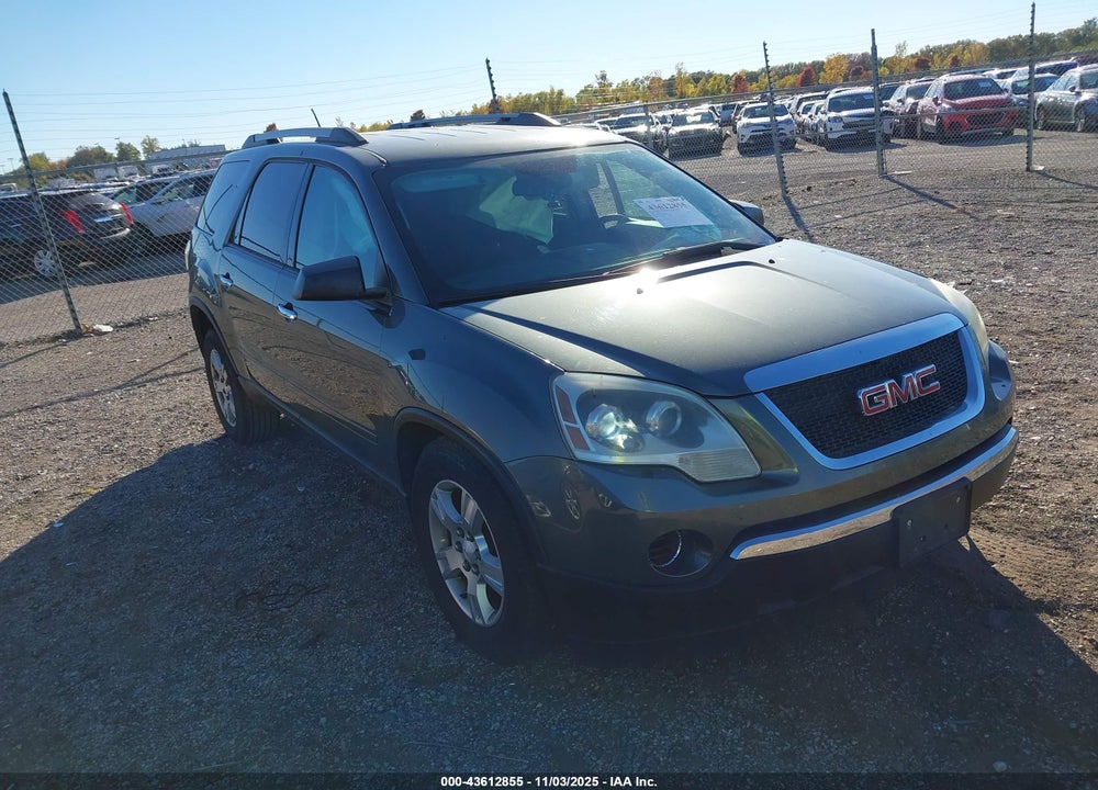2011 GMC ACADIA SL VIN: 1GKKRNED2BJ240188