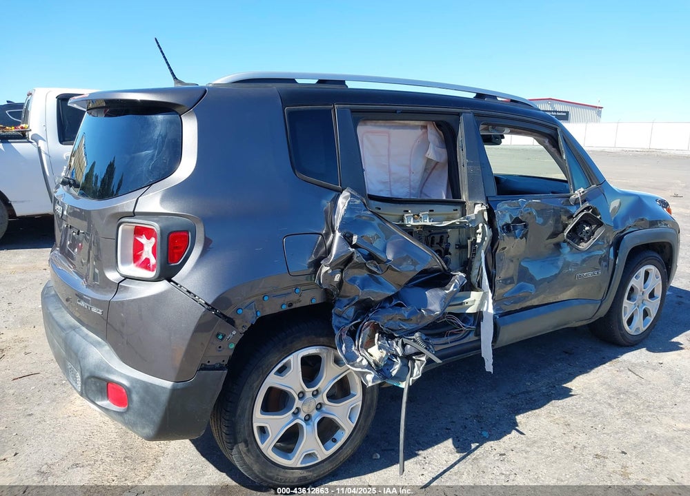 2016 JEEP RENEGADE LIMITED VIN: ZACCJADT1GPC54664