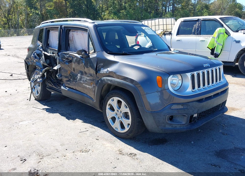2016 JEEP RENEGADE LIMITED VIN: ZACCJADT1GPC54664