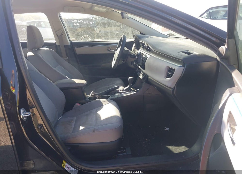 2015 TOYOTA COROLLA LE VIN: 2T1BURHE1FC263565